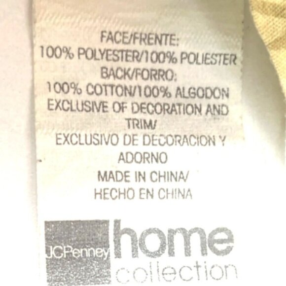 JC Penny Home Reversible Floral/Striped Full Size Comforter C92 - Picture 6 of 6